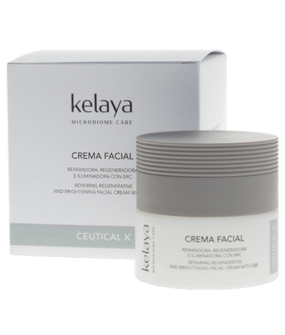 Crema facial reparadora, regeneradora e iluminadora con brc