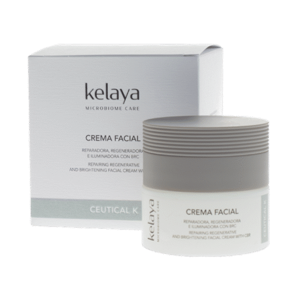 Crema facial reparadora, regeneradora e iluminadora con brc